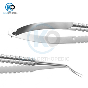 Instruments chirurgicaux ophtalmiques manuels en titane et en acier, forceps de capsulorhexis, forceps vitréo-rétinien, KAHLU ORTHOPEDIC - Product Image 4
