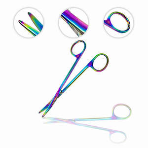 Ciseaux chirurgicaux super médicaux en titane avec revêtement coloré, ciseaux de Metzenbaum, ciseaux de Metzenbaum à extrémité arrondie incurvée par Surgiright - Product Image 6