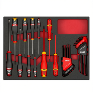 Juego de Destornilladores Usag de 28 Piezas con Llaves, Herramienta Premium para Mejoras del Hogar y Reparación de Automóviles - Product Image 2