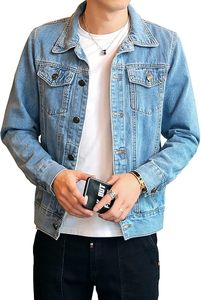 Chaqueta vaquera de secado rápido transpirable de alta calidad para hombre, chaqueta vaquera ligera de fabricante de confianza, venta - Product Image 6