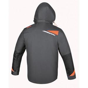 BETA <b>Waterproof</b> <b>Grey</b> Outdoor <b>Jacket</b> PU-Coated 300D Oxford Polyester Anorak - Product Image 2
