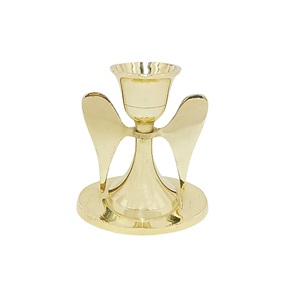 Bougeoir en aluminium décoratif en laiton fabriqué à la main dernière arrivée du fabricant indien bougeoirs en métal en gros - Product Image 4