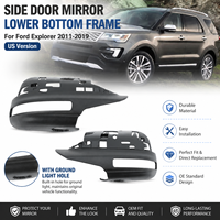 Cadre inférieur du rétroviseur latéral pour Ford Explorer 2011 2012 2013 2014 2015 2016-2019 Version américaine Accessoires de voiture