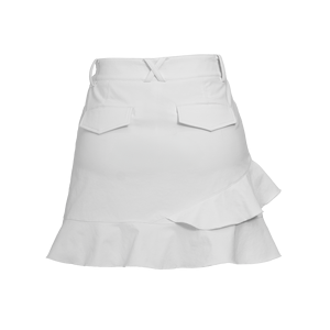 Jupe de golf élégante et respirante 100 % polyester pour femme Handee avec fermeture boutonnée – Accessoire vestimentaire stylé - Product Image 2