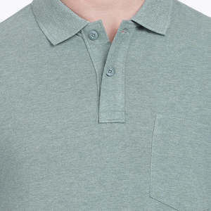 Precio de fábrica Poliéster Algodón Liso Hombres Polos en blanco Logotipo personalizado Impreso Tallas grandes Polos para hombres Polos personalizados - Product Image 2