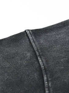 Sudadera con capucha y cremallera para hombre, 100% algodón, de corte holgado, gruesa, impermeable, con bordado personalizado y serigrafía en relieve, de fabricante OEM - Product Image 6