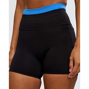 Shorts en cuir PU à 4 poches Liberate High-Rise - Noir - Bleu palais - Shorts tendance à paillettes pour femmes - Taille XS - Product Image 6