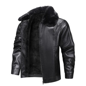 <b>High</b> Quality <b>Top</b> Grain <b>Leather</b> Clothing Autumn <b>High</b> Quality New Arrival Genuine <b>Leather</b> Stylish Winter Men's <b>Leather</b> Jacket with - Product Image 1