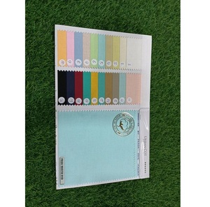 Tissu organique en coton teint doux pour chemises Texture lisse Papier Coton Style uni pour chemises confortables Robes Technique tissée - Product Image 1