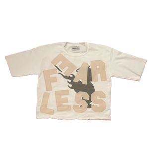 Custom Cut and Sew T-shirt Heavy Cotton Crew Neck Shirts Tee Oversized <b>Applique</b> <b>Patch</b> Embroidery Boxy Cropped T Shirts for Men - Product Image 3