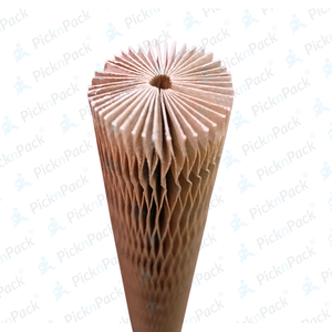 Eco-Friendly Kraft Paper Honeycomb <b>Sleeve</b> | Lightweight Cushioning <b>Protective</b> Packaging for Bottles Glass & Cosmetics (100mm) - Product Image 6