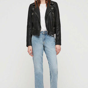 Chaqueta de cuero profesional de alta calidad último diseño 2023 Material de cuero para mujer en venta - Product Image 2