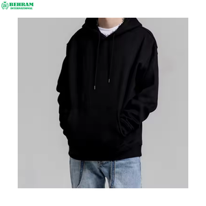 เสื้อฮู้ดดี้ผ้าฟลีซฝรั่งเศสคุณภาพสูง 500GSM ทรงหลวม ปักลายแบบดิสเทรส สำหรับทุกเพศ  บริการ OEM สำหรับฤดูหนาว - Product Image 5