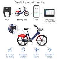 Kunci Sepeda Pintar dengan GPS, Alarm, Berbagi Kode QR, Anti Maling, Keamanan untuk Manajemen Armada Sepeda Listrik