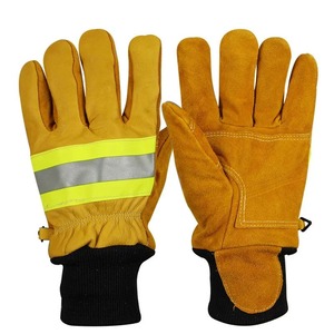 Gants de travail en cuir de haute qualité 707 haute visibilité Orange Canadian Rigger Guantes Gants de sécurité pour hommes - Product Image 5