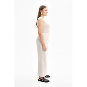 Pantalones Cargo Casuales de Pierna Ancha para Mujer, Cintura Alta, Transpirables, Corte Holgado - Product Image 2