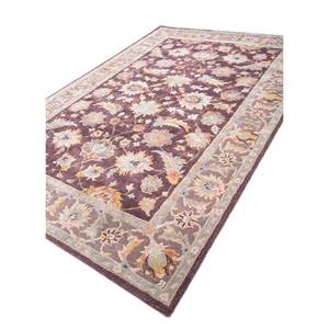 พรมขนสัตว์และใยวิสโคสทอมือลายดอกไม้สีชมพูและสีม่วง Kasbah รุ่น Top-1516 (Cs-01) สำหรับใช้ในบ้าน - Product Image 2