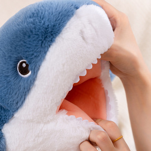 Jouets en peluche de haute qualité de 60 cm, série Océan mignonne et joyeuse, baleine blanche, phoque, requin, dauphin, jouets en peluche pour aquarium - Product Image 3