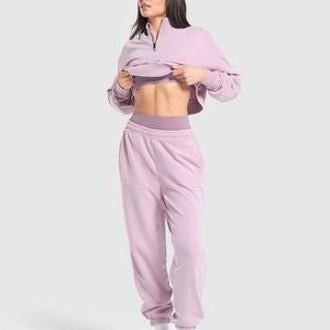 Fabricante OEM sudadera para mujer ajuste personalizado con logotipo de marca de tela transpirable y ropa de moda de etiqueta privada - Product Image 3