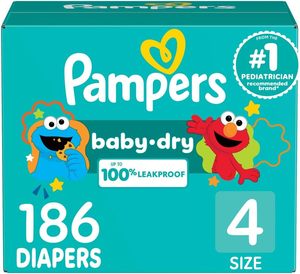Bán chạy nhất Pampers Tã em bé-swaddlers-kích thước 1, 198 đếm, siêu thấm tã trẻ sơ sinh dùng một lần - Product Image 6