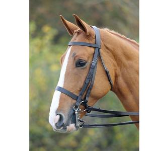 Hunter Brida de cuero genuino de alta calidad FABRICANTE de brida de caballo de cuero genuino de moda Brida de caballo de cuero - Product Image 1