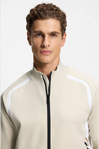 Chaqueta Deportiva Personalizada de Moda, Sublimada, Estilo Ciclismo Vintage, con Parches, Capucha, Media Cremallera, Anorak, Cortavientos - Product Image 3