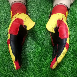 Formation professionnelle de softball Gants en cuir multicolores Manchette longue Tailles pour adultes et jeunes Gants de frappeur Gant de conception personnalisée - Product Image 5