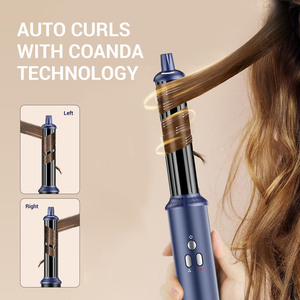 Jaysunny 6 trong 1 đa chức năng tạo kiểu tóc ion Máy Sấy Tóc không khí tóc đa Styler với tự động uốn Cây Đũa phép nóng bàn chải không khí Túi - Product Image 5