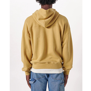 Men's Classic Hoodies New Fashion Casual Cotton Pullover Warm 100% Cotton Fleece All Colors Men's Hoodie <b>Sweatshirt</b> - Product Image 4