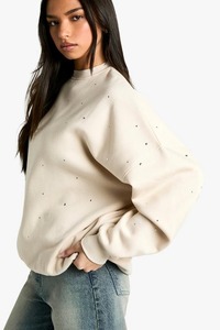2025 tendencia de alta calidad personalizada mujer sudadera Crop Pullover manga larga de gran tamaño moda 100% algodón Casual ropa de invierno - Product Image 4