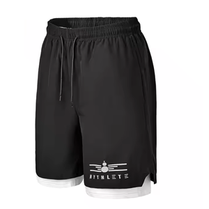 กางเกงขาสั้นกีฬาแนวสตรีทสำหรับผู้ชายชุดออกกำลังกายผ้าฝ้ายดีไซน์ลายดอกไม้ขนาดใหญ่พิเศษยาวถึงเข่าเอวยางยืดออกแบบได้ตามต้องการ - Product Image 1