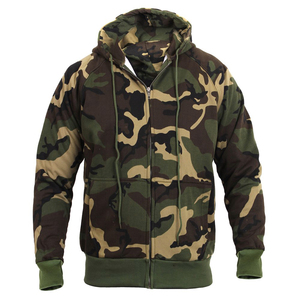 Sudadera con Capucha de Algodón para Hombre, con Cierre Completo y Sublimación - Product Image 1