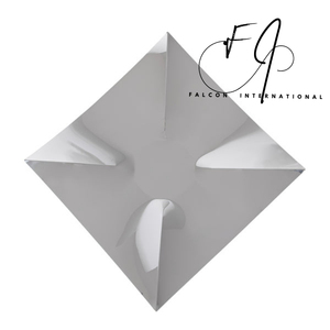 Offre Spéciale assiette de fruits plissée rectangulaire de luxe moderne pour la décoration de la maison service d'hôtel assiette de fruits sûre pour la décoration de table - Product Image 1