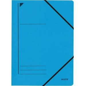 Leitz DIN <b>A4</b> Recycled Cardboard Blue Corner Clamp - Product Image 1