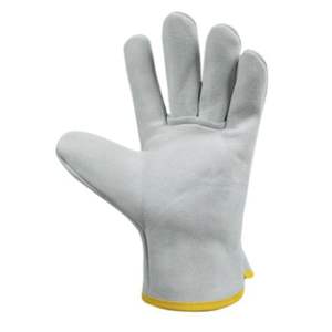 Gants d'usine Gants en cuir de chèvre blanc Gants en cuir de conducteur Gants de travail de conduite pour hommes - Product Image 6
