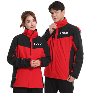 Chaqueta de Trabajo de Invierno Personalizada de Poliéster con Forro Desmontable, Logotipo Bordado, Chaqueta Tres en Uno para Exteriores - Product Image 5