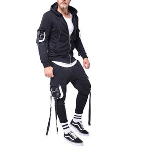 Meilleure vente Ensemble de sweat-shirt à capuche 100% coton confortable Fashion Street Blank Heavyweight pour hommes Ensemble de survêtement avec logo personnalisé - Product Image 3