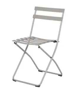 Açık-bahar için galvanizli ve boyalı çelik üst İtalyan kaliteli metal sandalye
