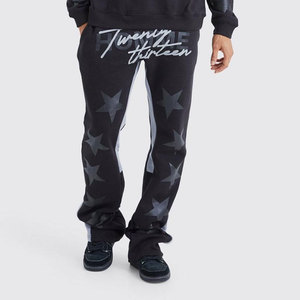 Conjunto Deportivo Personalizado con Logotipo, Estampado Puff, Lavado Ácido, Corte Acampanado, Bordado Desgastado y Parche de Chenilla - Product Image 4