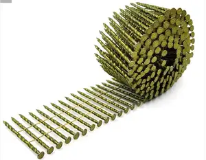 2-1/2 chiodi per pistola sparachiodi ad aria CN70 chiodi a spirale per Pallet con gambo ad anello utilizzati per pallet in legno da West Yosen