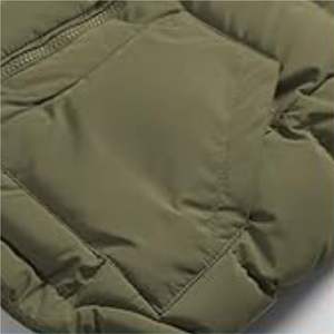 Hot Selling OEM Custom <b>Men's</b> Winter Warm Canvas Puffer Jacket Vest Casual <b>Lightweight</b> Windproof Solid Color Sleeveless 100% - Product Image 6