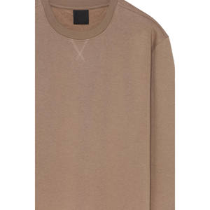 Logo personnalisé 100% coton sweat-shirt à manches longues pour hommes haute qualité Streetwear Plain Tshit vente en gros de t-shirt pour hommes - Product Image 5