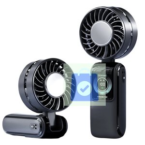 Turbo High-Speed Wearable Handheld <b>Fan</b> Three-Speed <b>USB</b> Rechargeable Portable <b>Mini</b> Personal Cooling OEM BRAND Household Outdoor - Product Image 3