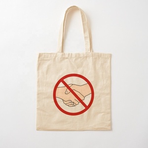 Vente en gros sac cabas pliable en toile de coton avec logo personnalisé sac à provisions pour Halloween taille standard pas cher - Product Image 6