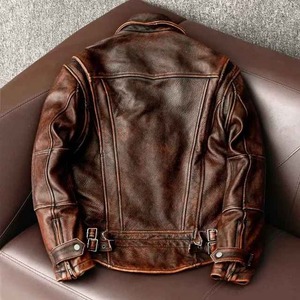 Meilleures arrivées Vestes en cuir pour femmes Mode pour hommes Vêtements d'hiver / Vestes en cuir à manches longues vierges les plus vendues pour femmes - Product Image 5