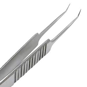 Pinzas Quirúrgicas Manuales de Acero Inoxidable, Rectas y Curvas, Instrumentos Quirúrgicos Finos con Certificación CE para Uso Hospitalario en Procedimientos Delicados - Product Image 2