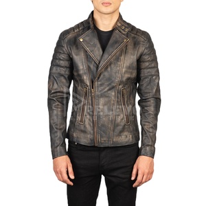 Chaqueta de Cuero Sintético Ecológica y Sostenible para Hombre, Abrigo de Cuero Vegano PU Reciclado, a la Moda, Resistente al Viento, de Alta Calidad, Estilo Urbano - Product Image 1