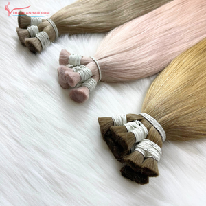 Venta al por mayor de cabello humano a granel en varios colores Raw Virgin vendedores de cabello vietnamita Extensiones de cabello a granel - Product Image 5