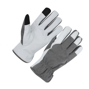 Gants en cuir pour l'assemblage, le jardinage, la mécanique avec bouts de doigts renforcés - Product Image 3