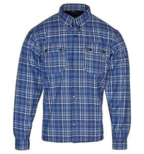 Camisa de leñador de franela para motocicleta CE para armadura hecha con cierre de cremallera transpirable antiarrugas - Product Image 4